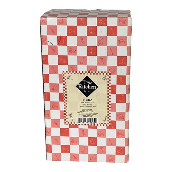 NEW My Little Kitchen Fairies SWEET STOCKING FAIRIE Ornament Gumdrop Stand BOX - Picture 6 of 7